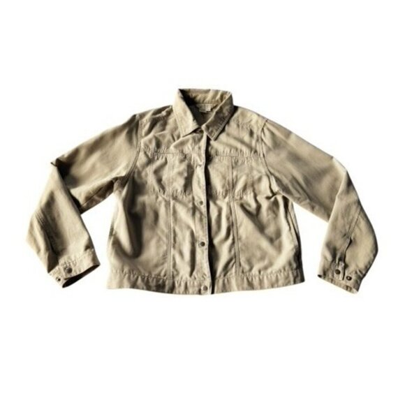 Royal Robbins Women's Sz M Tan Snap Front Lightweight Casual Jacket - Picture 7 of 7